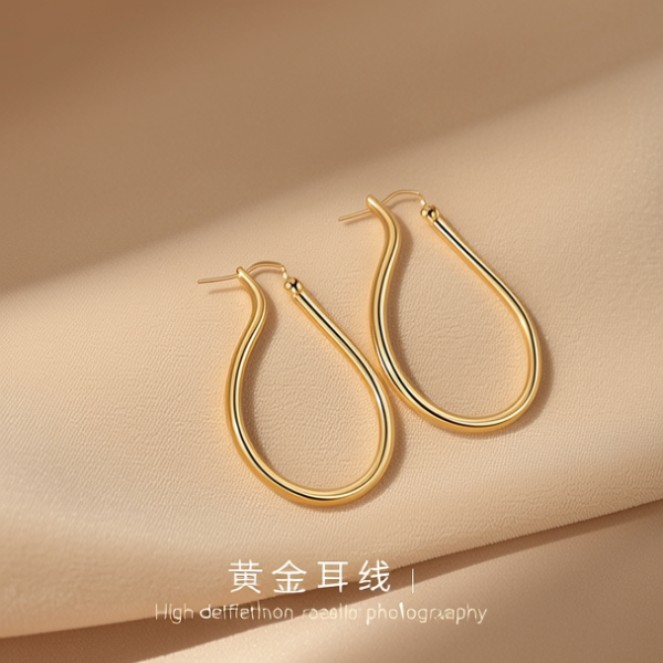 耳线黄金图片