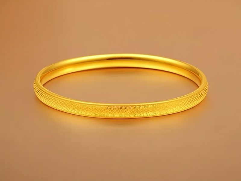 17克黄金手镯图片