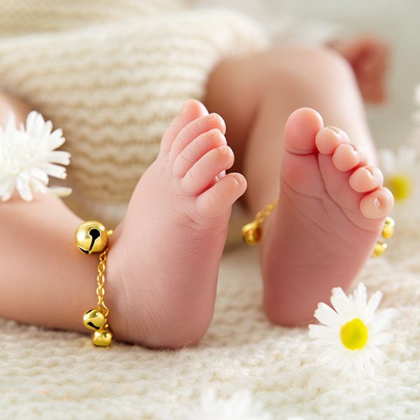 宝宝黄金脚链图片大全