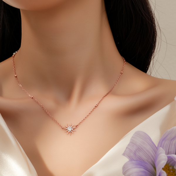 金项链锁骨链图片大全